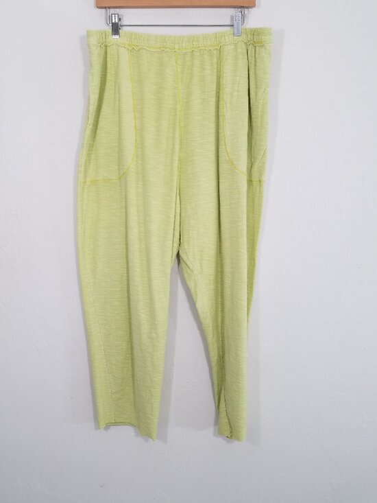 Intimately By Free People Pants - Intimately By Free People Cotton Pull-On Pants Green Size XL
